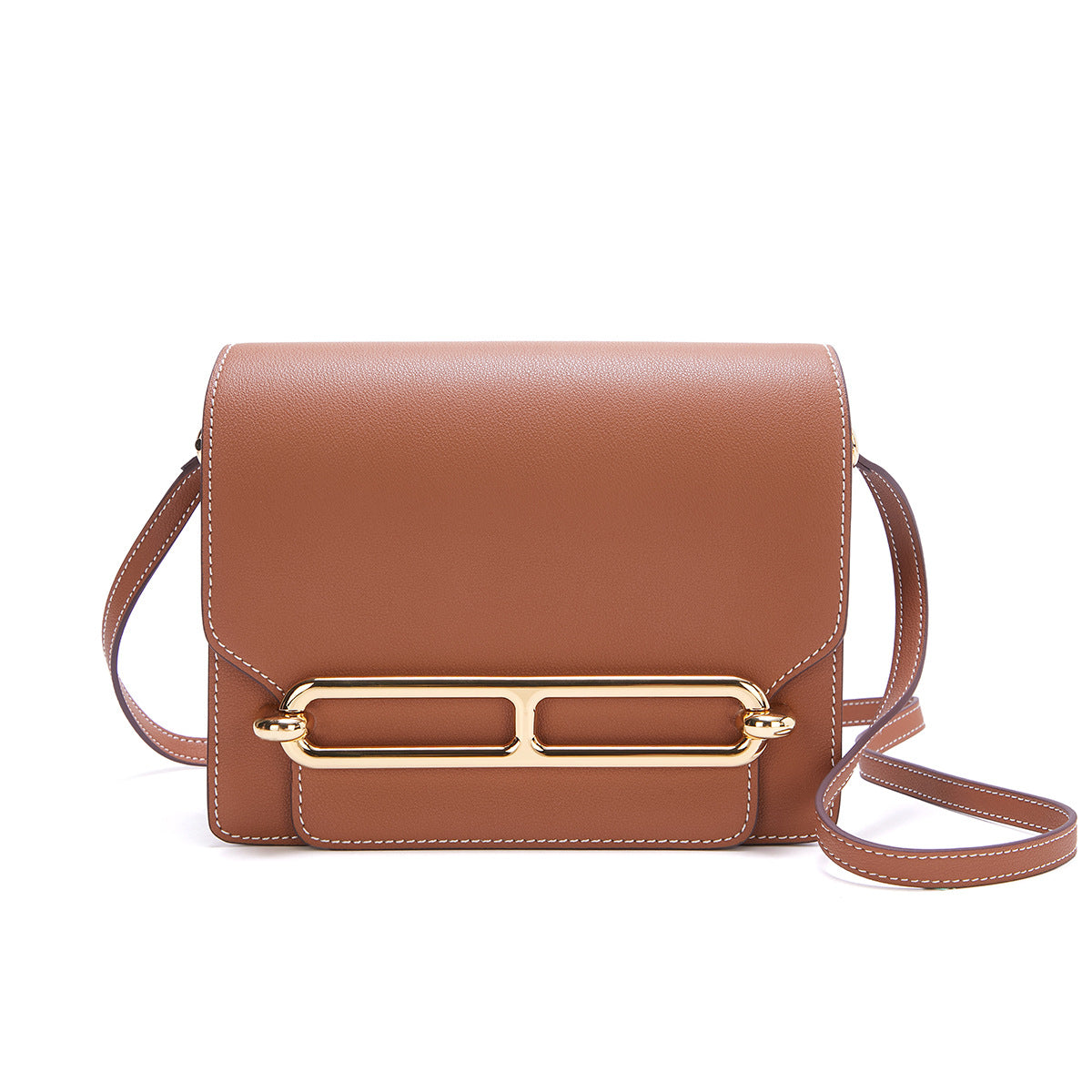 Authentic Leather Tactile Feel Fashion Retro Shoulder Bags