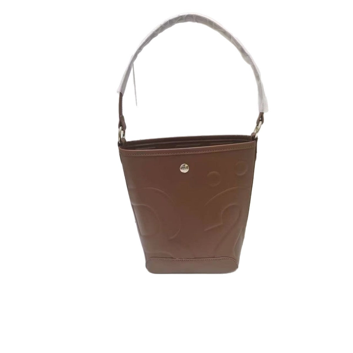 Thailand Letter Embossed Niche Fashion Portable Bucket Bags
