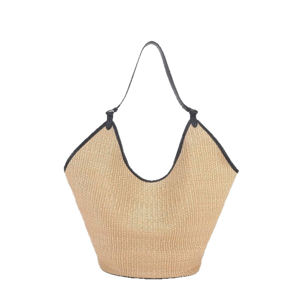 Women's Straw Woven French Minority Designer Handbags