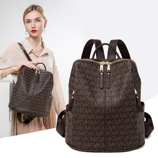 Women's Korean Style Easy To Match Fashion Large Backpacks