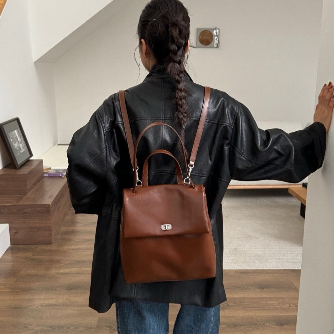 Graceful Women's Niche Large Capacity Simple Shoulder Bags