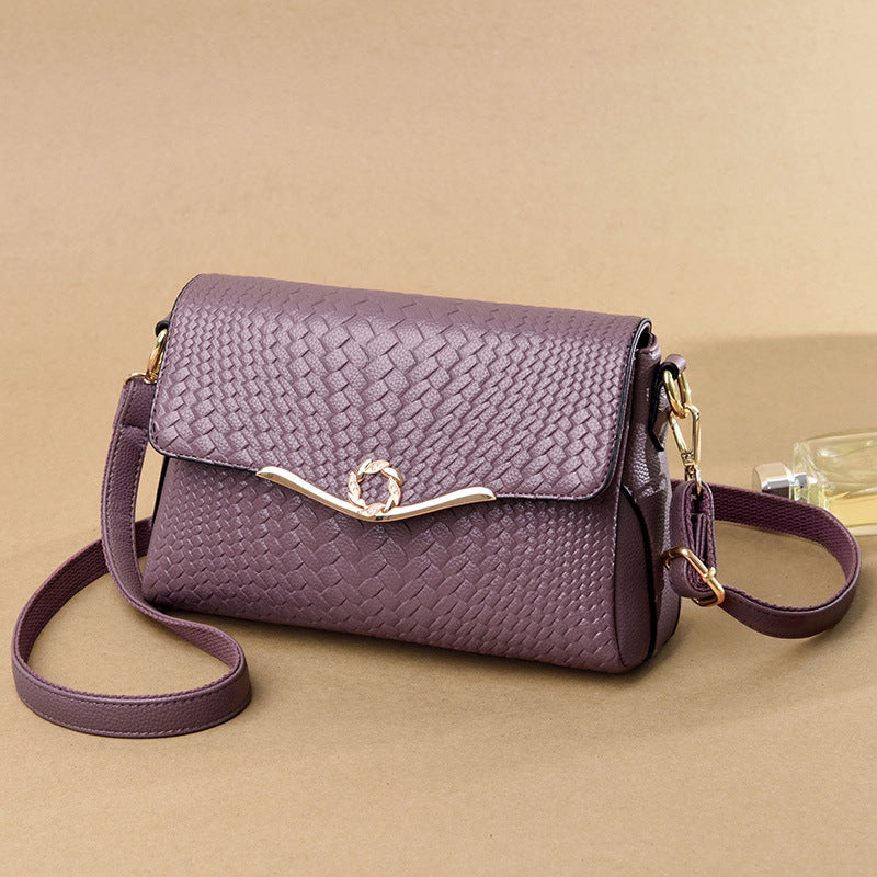 Women's Underarm Versatile Fashion Soft Leather Mother Crossbody Bags