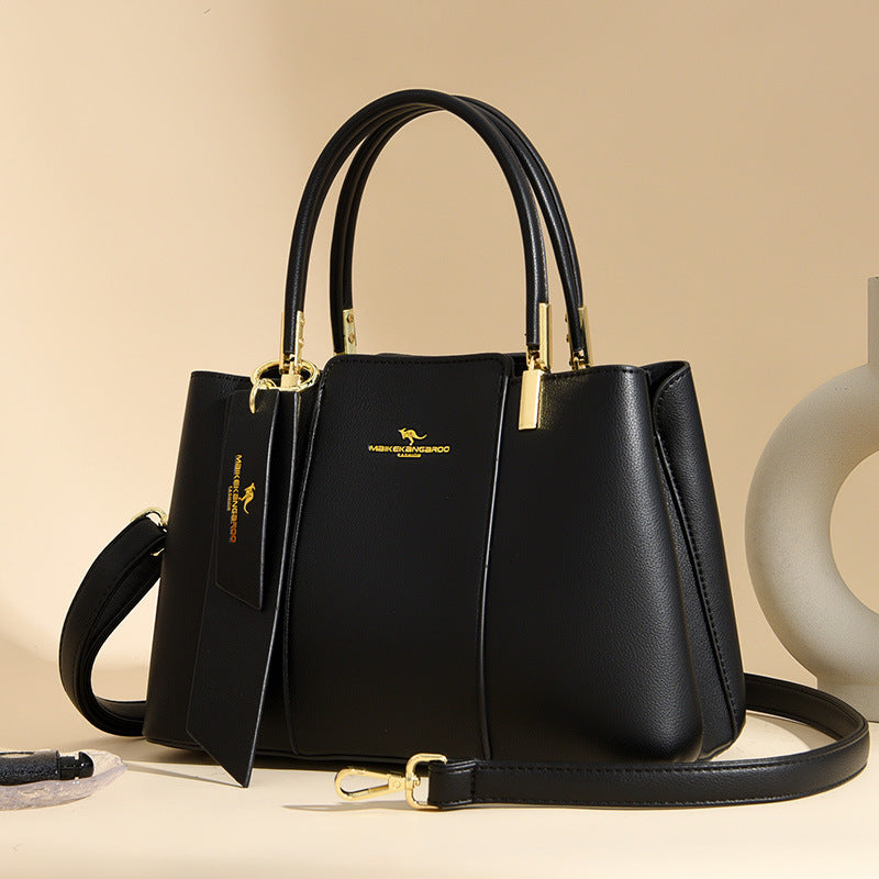 Women's Lux Genuine Leather Wedding Bridal High Sense Cowhide Shoulder Bags