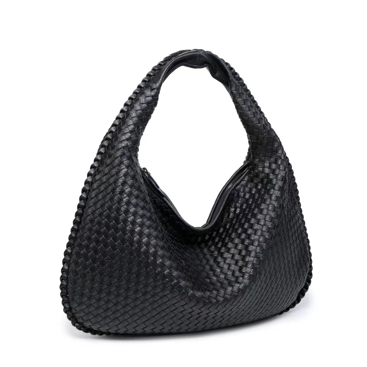 Women's Crescent Hand-woven Portable Dumpling Fashion Style Bags