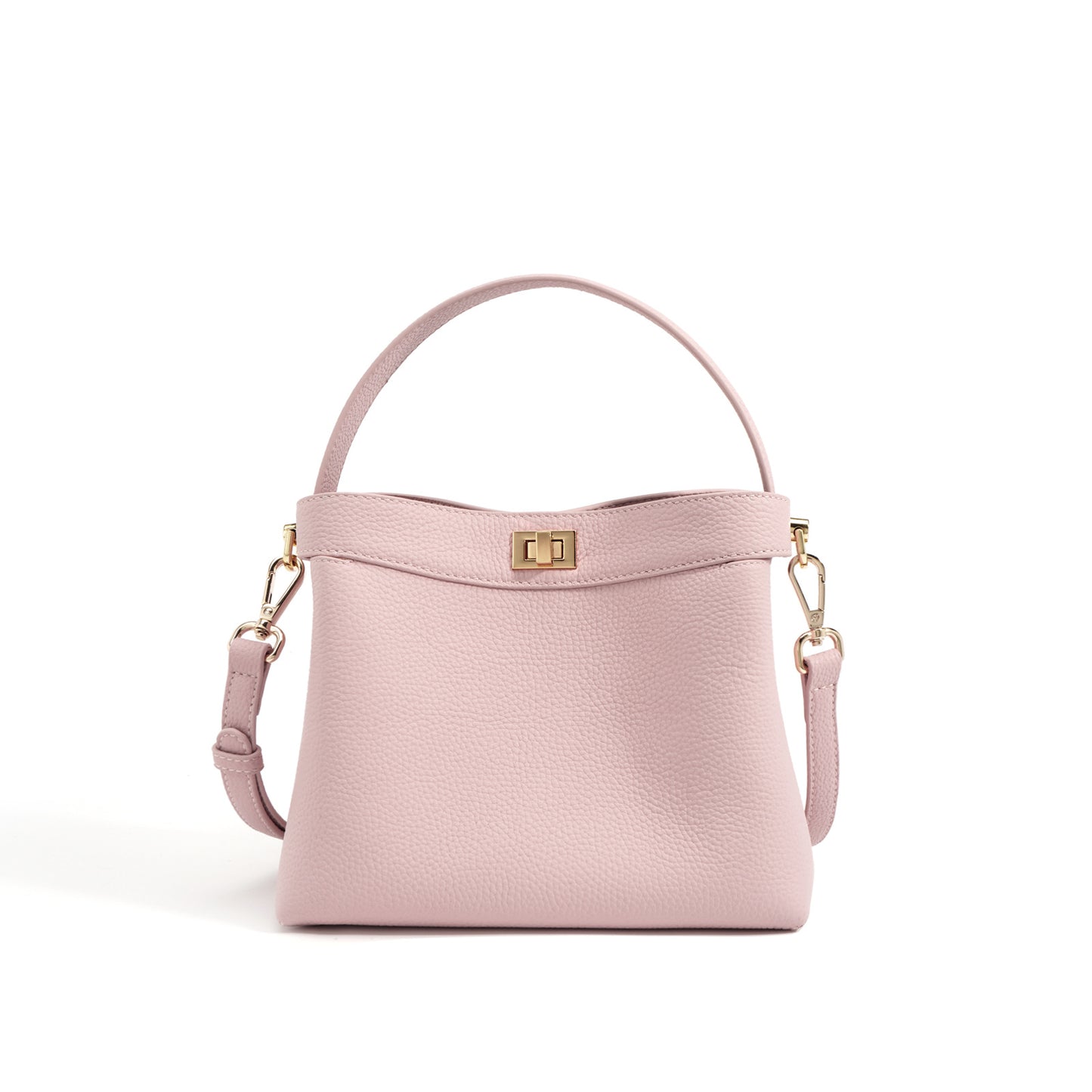 Women's Fashion Simple Temperament Commute Texture Female Bucket Bags
