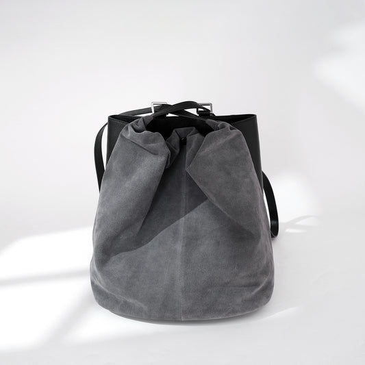 Women's Niche Single Suede High-grade Brown Versatile Backpacks