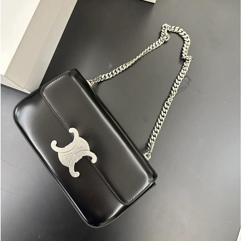 Fashion Chain Arc Underarm Vintage Presbyopic Shoulder Bags
