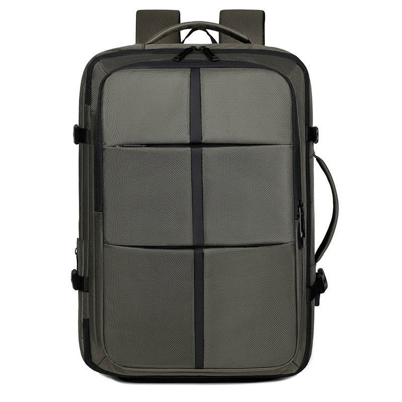 Men's Capacity Expandable Business Spine Protection Commuter Backpacks