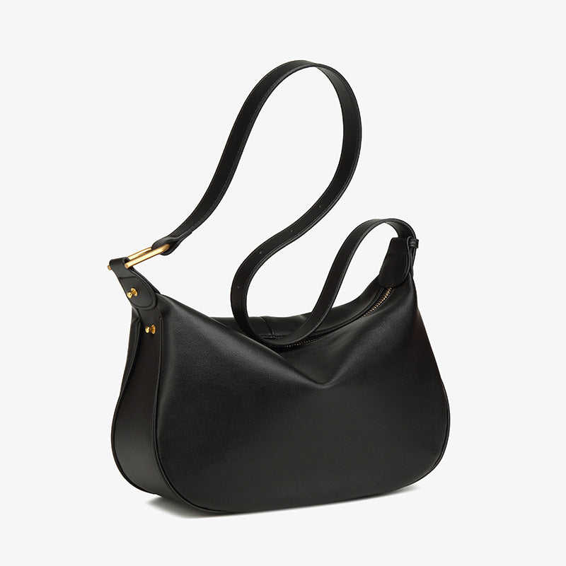 Women's Genuine Leather Underarm High-grade Spring Niche Armpit Bags