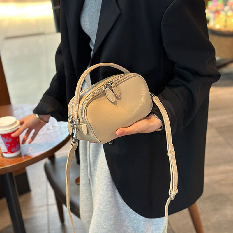 Women's Simple Fashion High-grade Genuine Leather Handbags