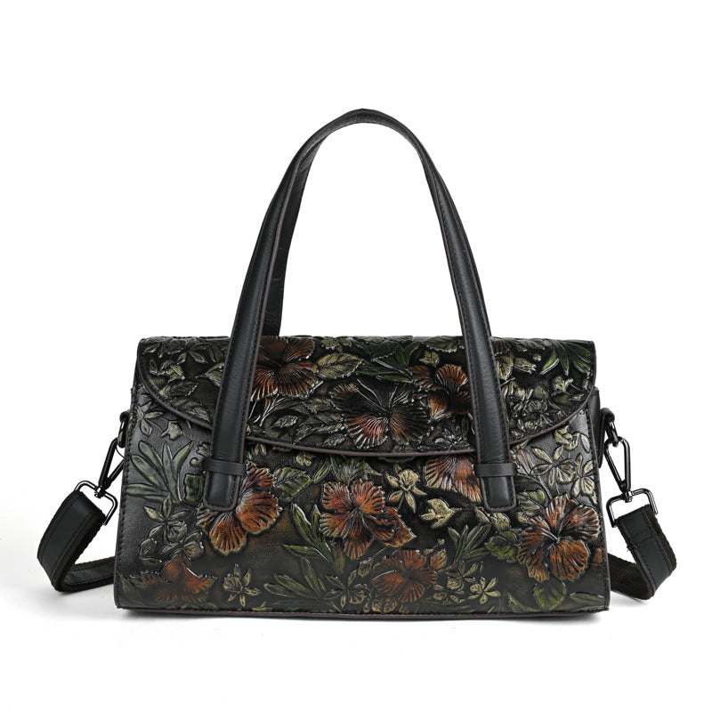 Women's Genuine Leather Retro First Layer Cowhide Bags