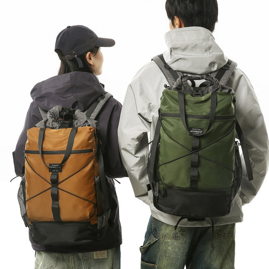 Stylish Trendy Mechanical Style Personality Versatile Backpacks