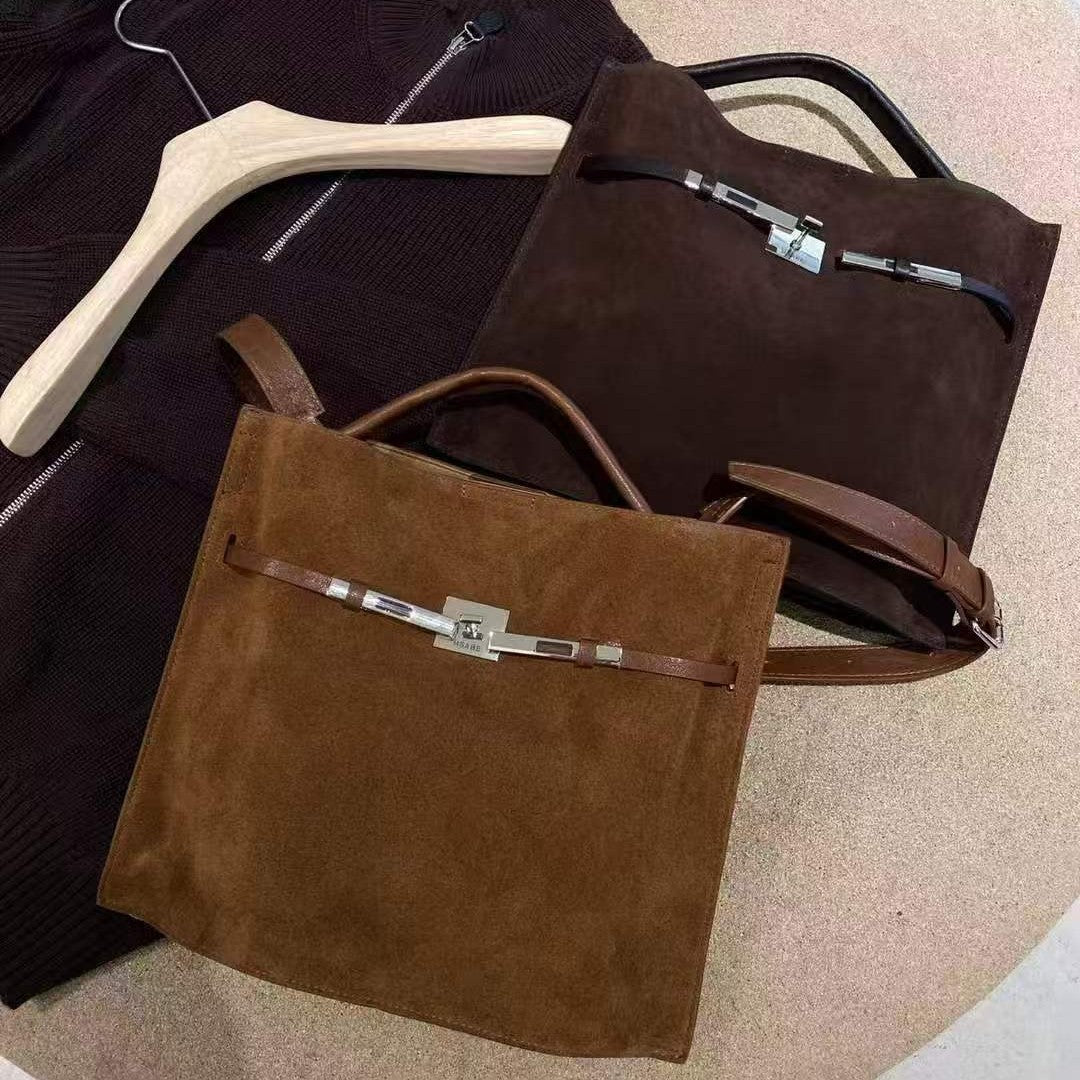 Women's Frosted Leather Versatile Retro Design One Bags