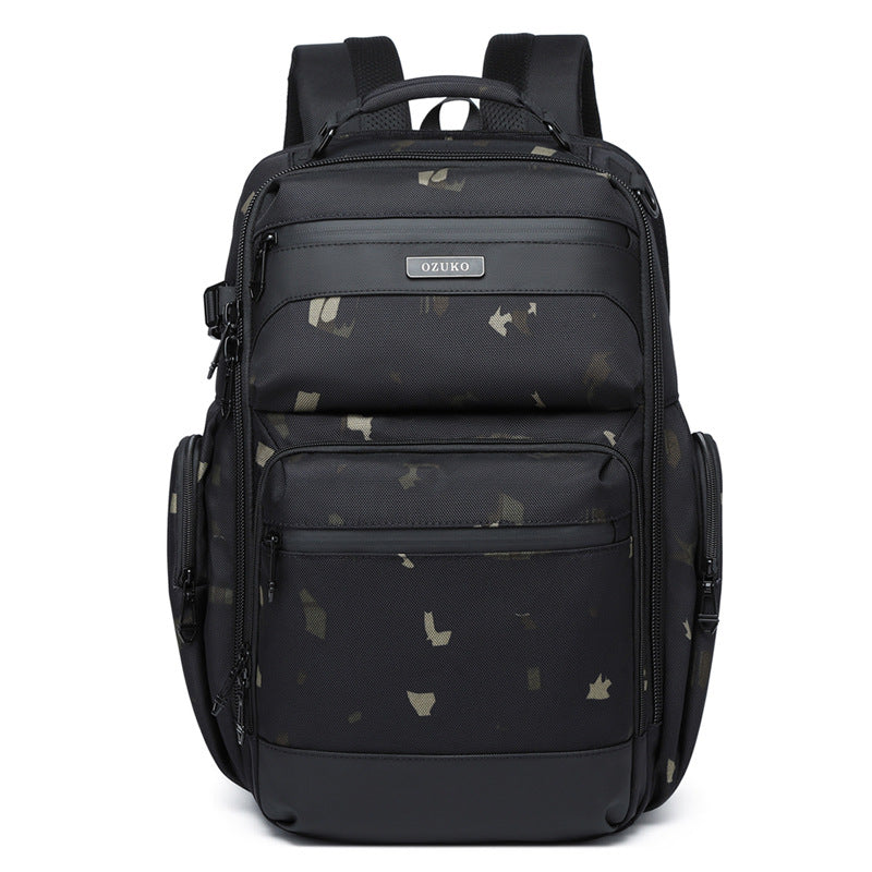 Men's Business Commuter Computer Waterproof Large Capacity Backpacks