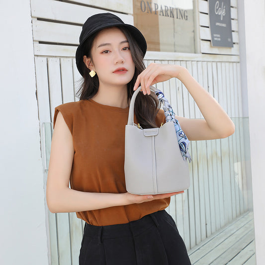 Women's High-grade Western Style Lychee Pattern Mother Shoulder Bags