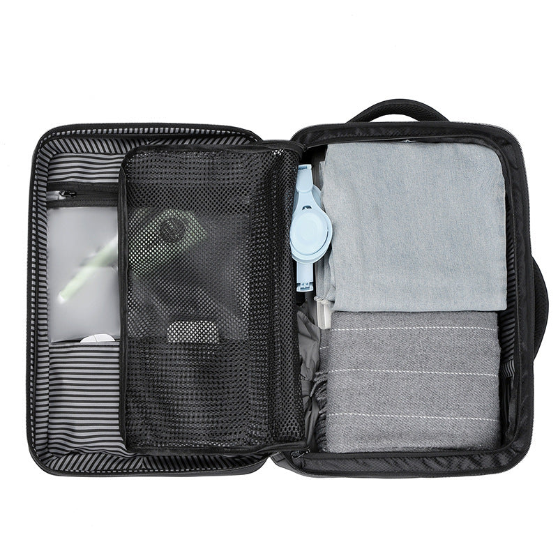Men's Large Capacity Hard Shell Business Expansion Backpacks