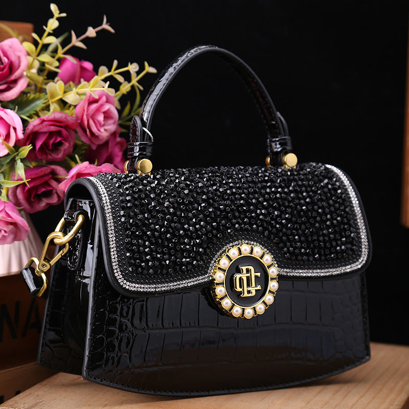 Women's Diamond High-grade Younger Fashion Temperament Wild Shoulder Bags