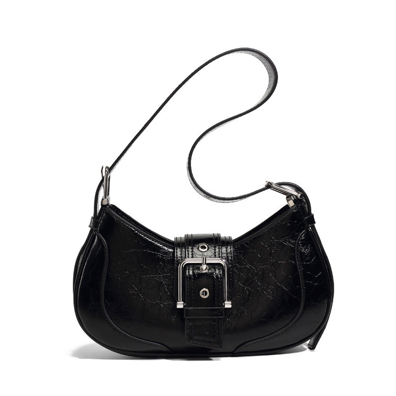 Women's Summer Design Texture Baguette Retro Underarm Crossbody Bags