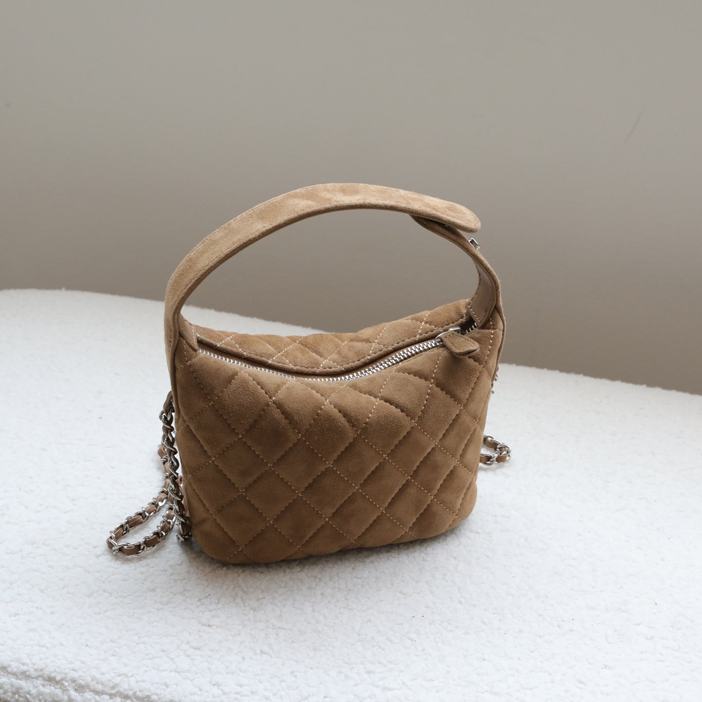 Skin Suede Classic Style Layer Cowhide Crossbody Bags