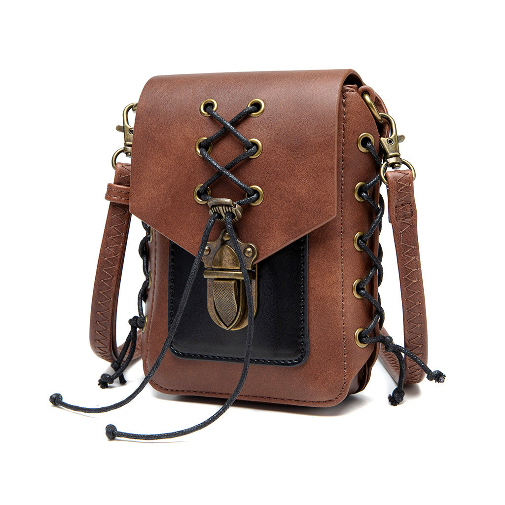 Trendy Glamorous Women's Retro Style Versatile Small Square Bags