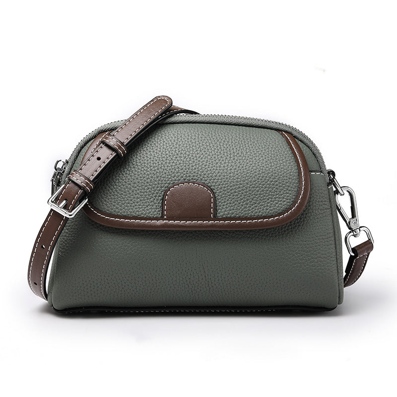 Women's Large Capacity Genuine Leather First Layer Crossbody Bags