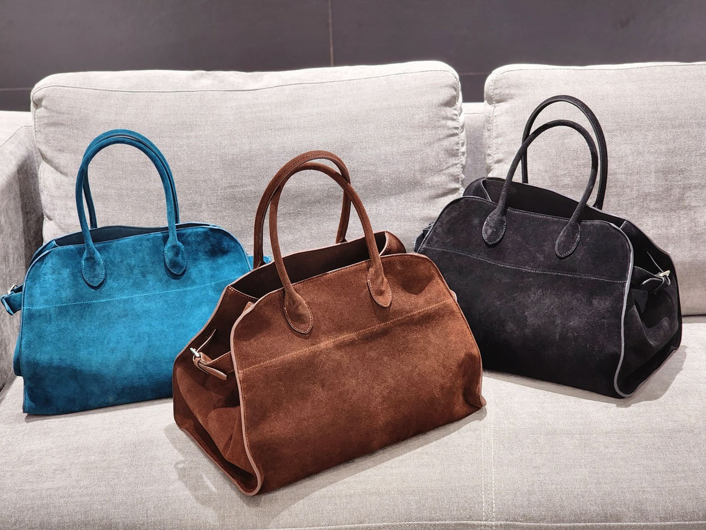 Large Capacity Totes Genuine Leather Commute Crossbody Bags