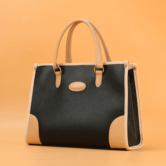 Women's Genuine Leather Top Layer Cowhide Medium Handbags