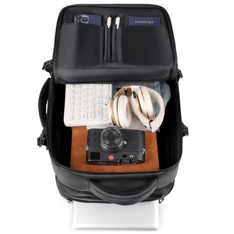 Men's Business Scalable Waterproof Derm High-grade Printable Backpacks