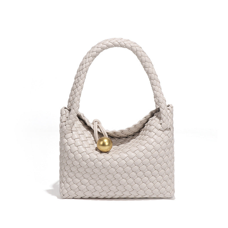 Women's French Style Woven Advanced Texture Handmade Bags