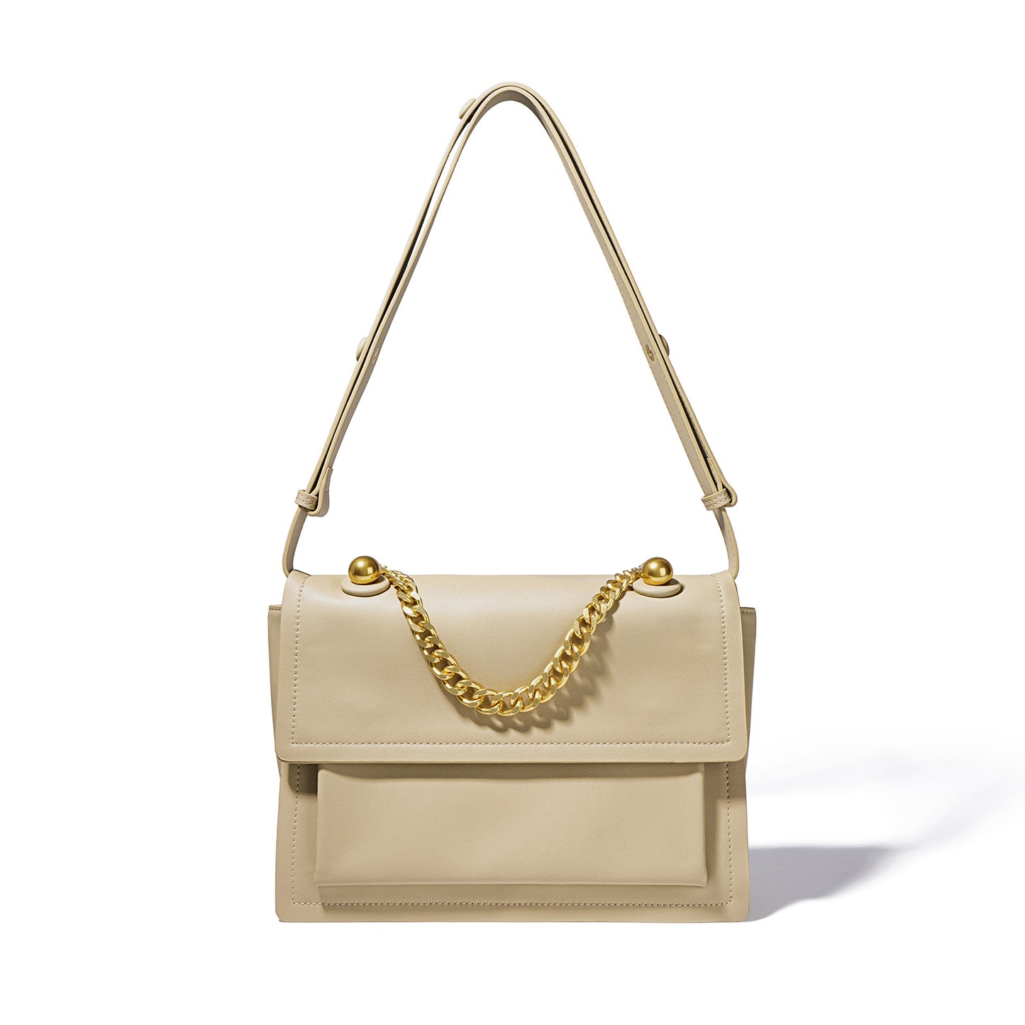 Women's Cowhide For Commuter Niche Texture Large Shoulder Bags
