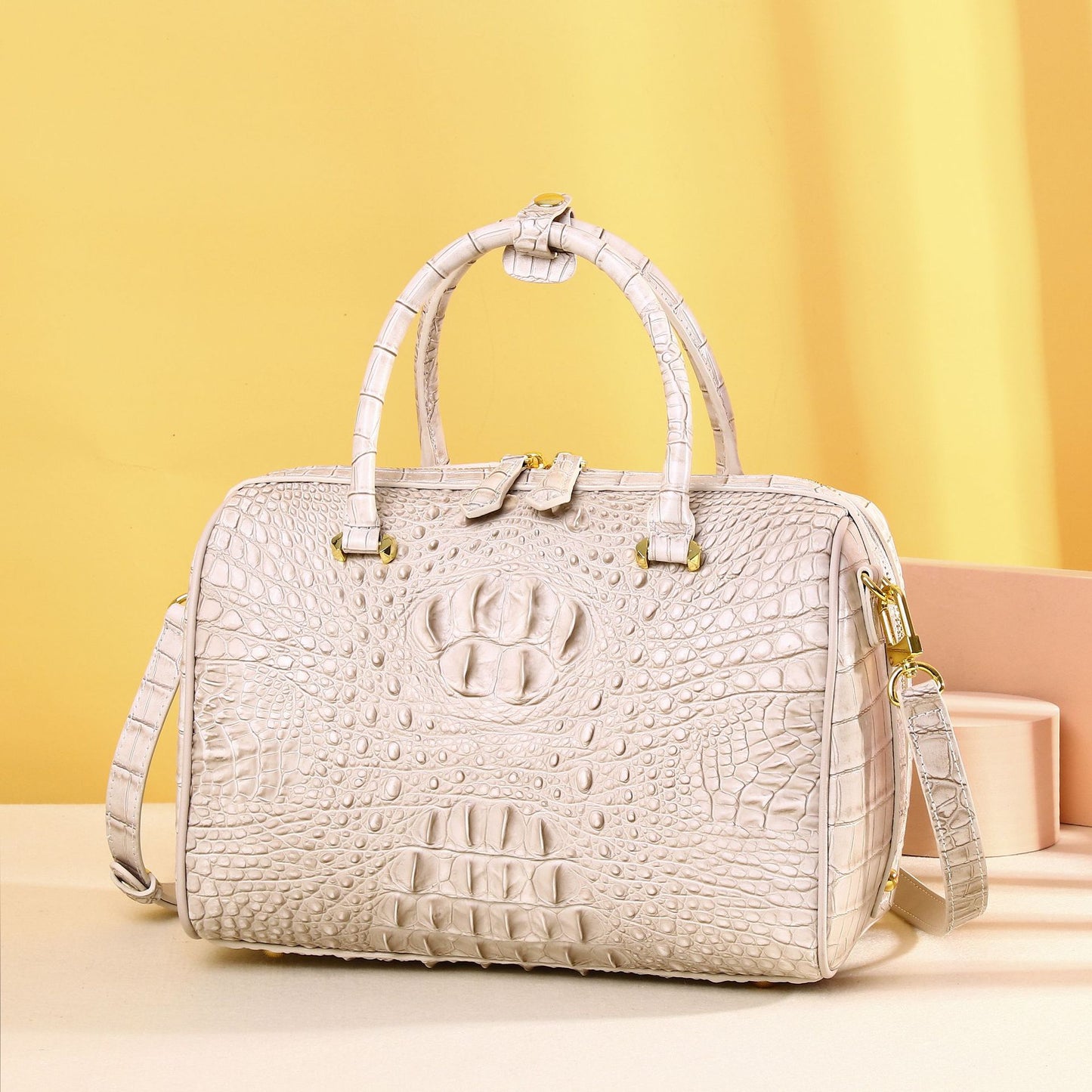 Women's Crocodile Skull Pattern Hand Fashion Classic Handbags