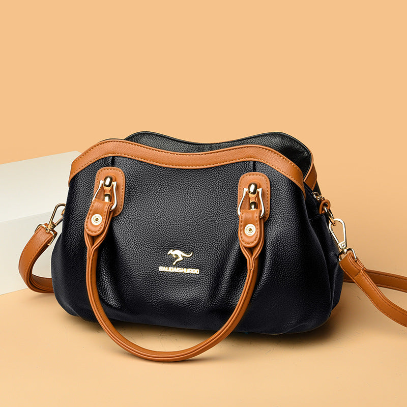 Female Mother's Fashion Elegant Trend Color Shoulder Bags