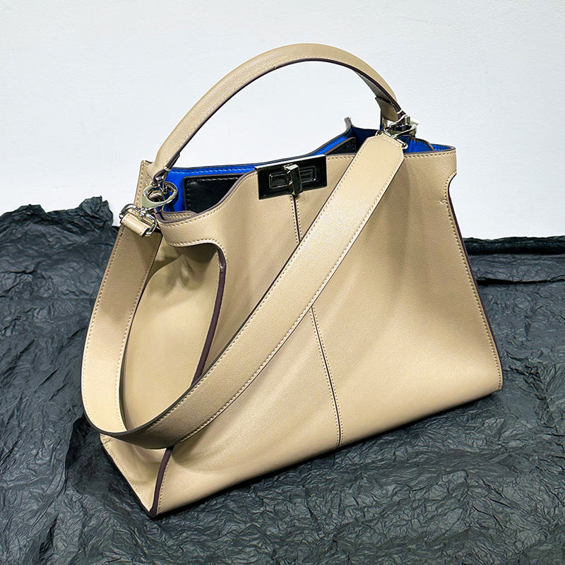 Women's Genuine Leather Premium Large Capacity Cowhide With Bags