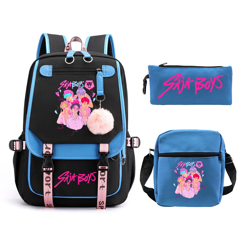 Elegant Children's Merchandise Printed Fashion Pencil Backpacks