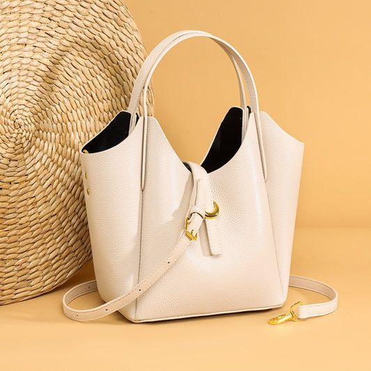Women's Leather Soft Textured Large Capacity Hand Crossbody Bags