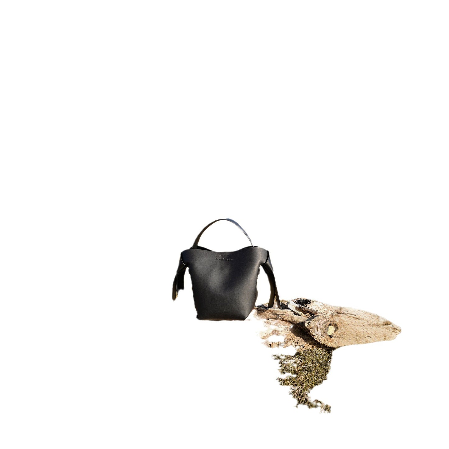 Women's Swedish Niche Genuine Leather Simple Bow Handbags