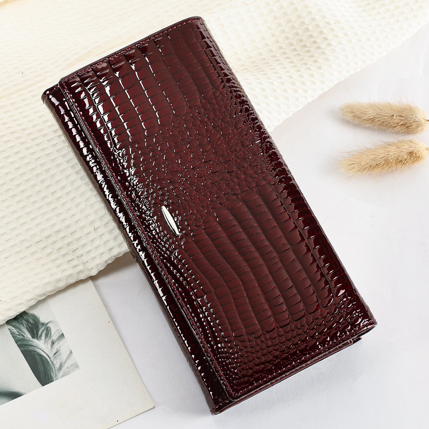 Women's Soft Leather Long For Large Capacity Ladies Wallets