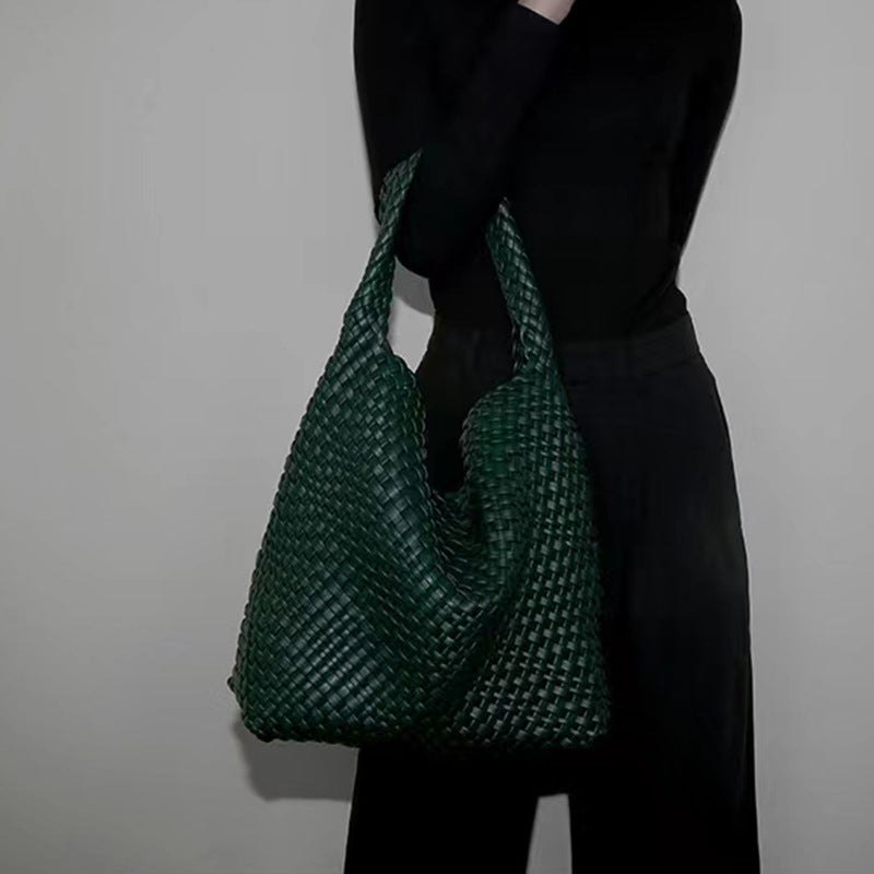 Casual Women's Hand-woven Underarm Fashion Large Tote Bags