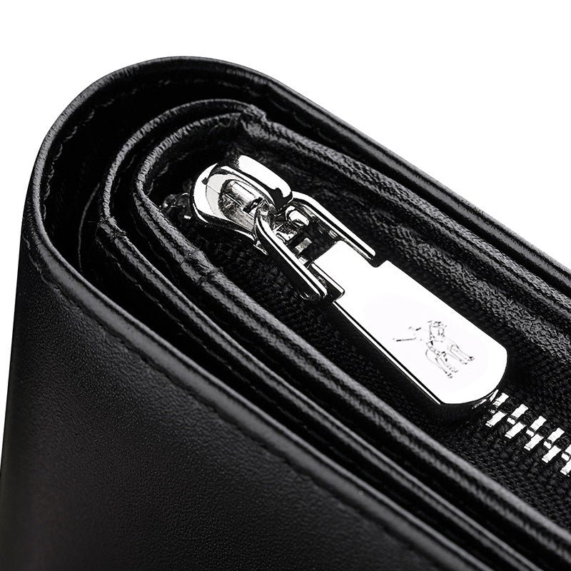 Men's King Paul Leather License Short Card Holder