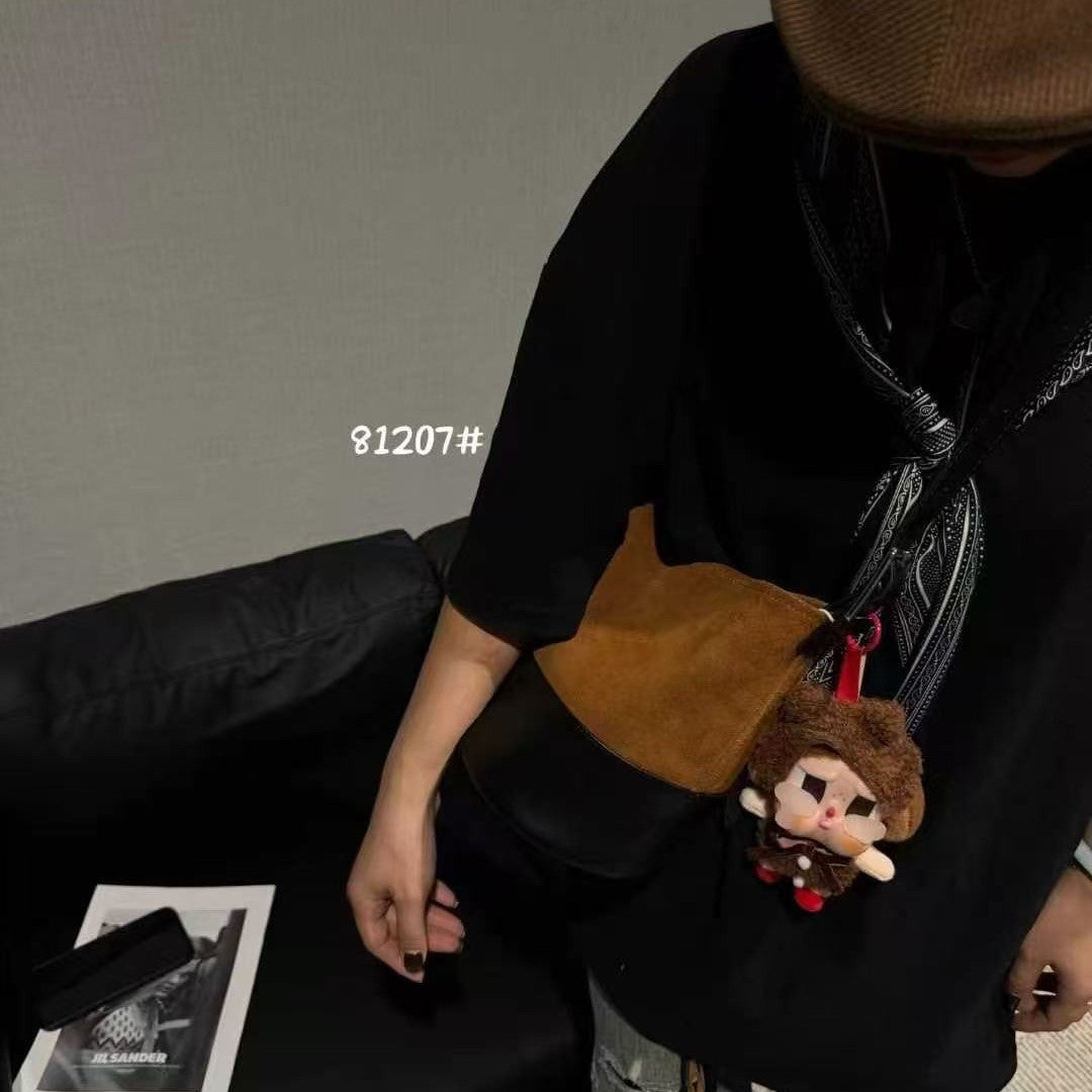 Women's Style Hand Carrying Simple Patchwork Commuter Handbags