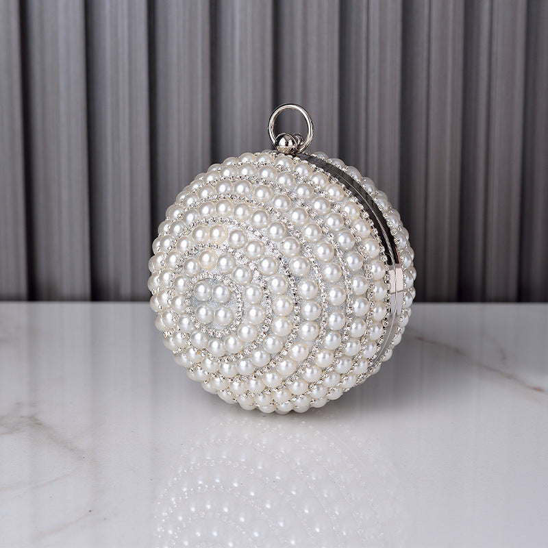 Round Pearl Dinner Advanced Spherical All Evening Bags