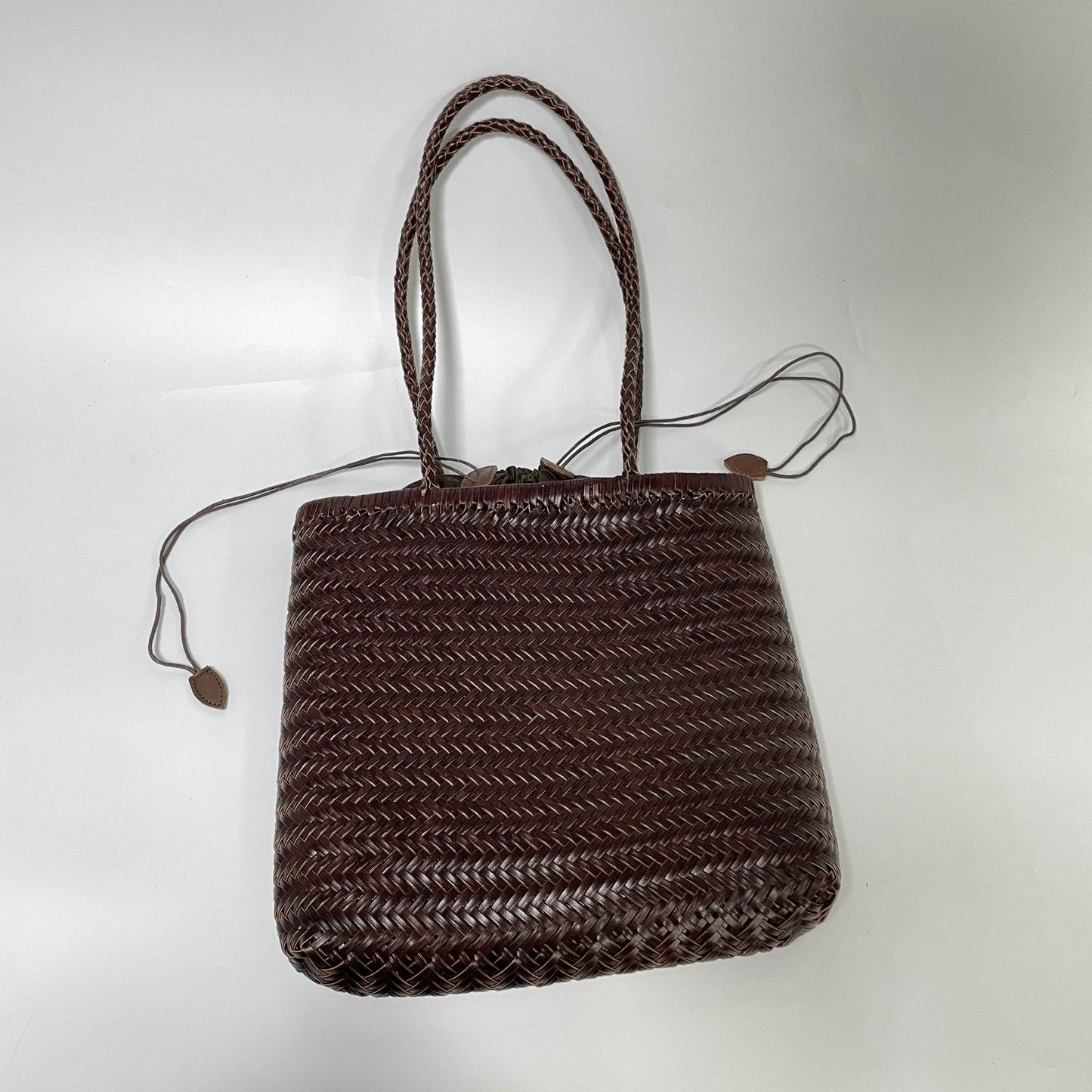 Stylish Cool French Woven Genuine Leather Shoulder Bags