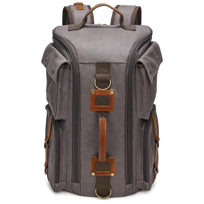 Men's Canvas Large Capacity Waterproof Design Computer Backpacks