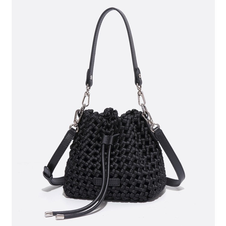 Women's Silk Cloth Vintage Handmade Cylinder Shoulder Bags