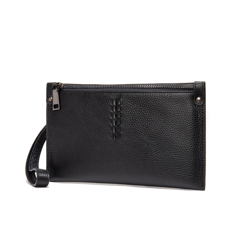 Men's Leather Clutch Business Simplicity Envelope Natural Men's Handbags