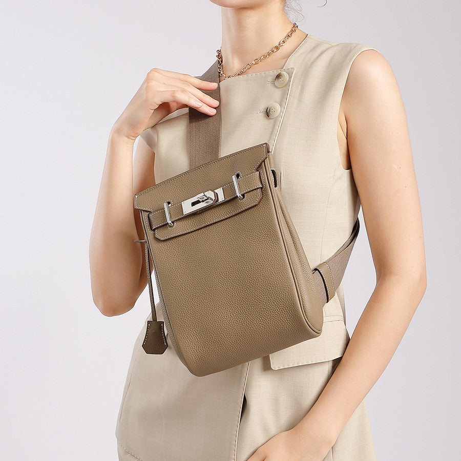 High Quality Kelly Unisex First Layer Leather Crossbody Bags