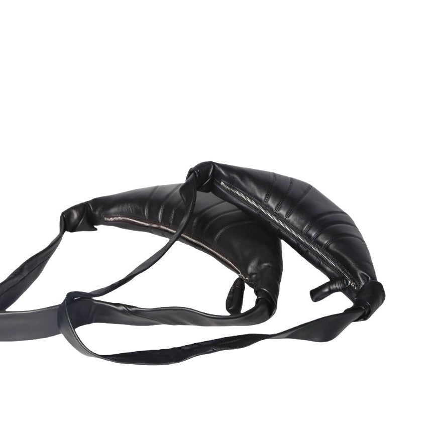 Design Sheepskin Croissant Lazy Versatile Leather Shoulder Bags