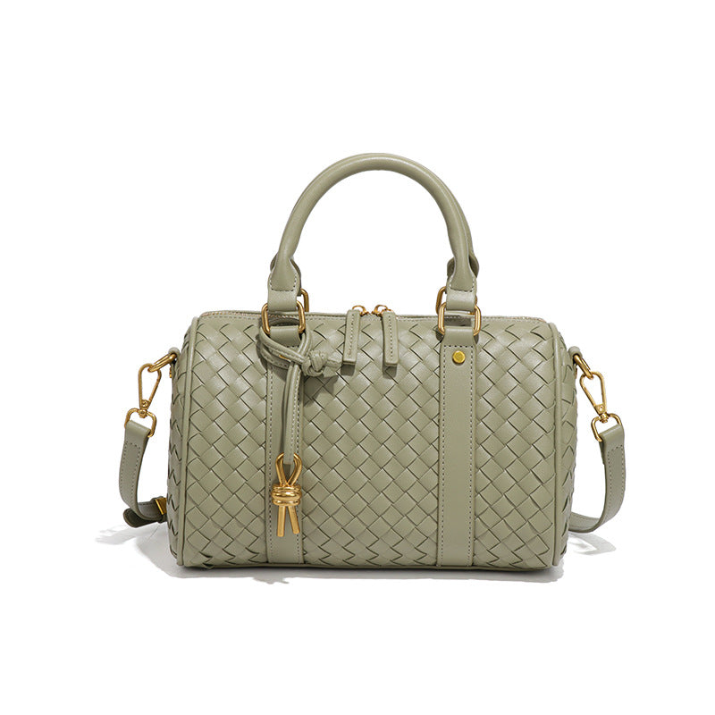 Women's Personalized High-grade Retro Practical Handmade Woven Handbags