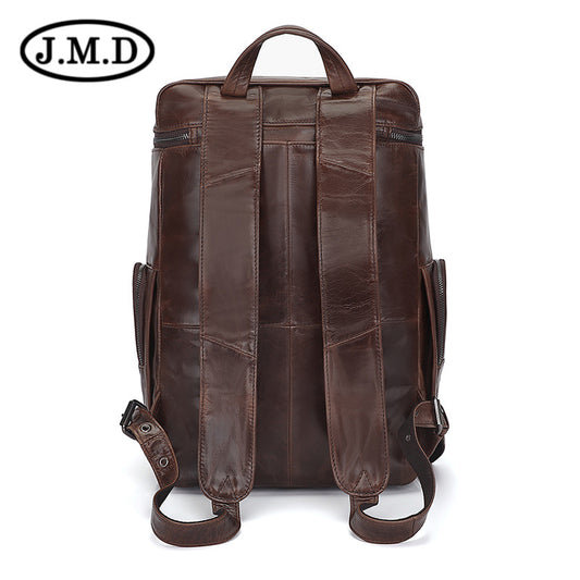 Men's Pretty Retro Style Genuine Leather Backpacks