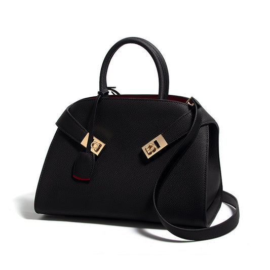 Women's Cowhide Design Large Capacity High Sense Bags